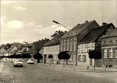 Ak Bad Wilsnack in der Prignitz, Blick in die Wittenberger Straße, Auto