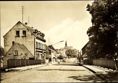 Ak Bad Wilsnack in der Prignitz, Wittenberger Straße und Kathare Brücke