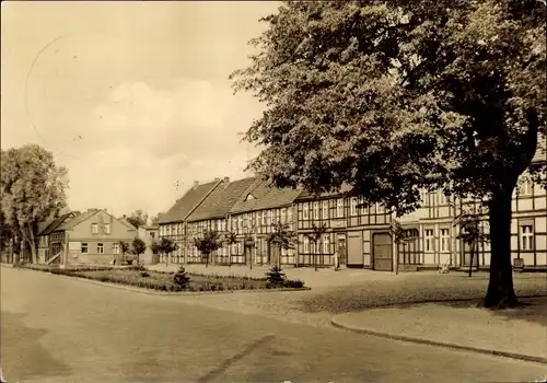 Ak Bad Wilsnack in der Prignitz, Lindenplatz