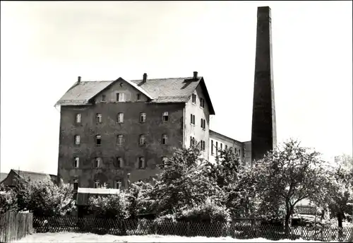 Ak Oelsnitz Erzgebirge, Bergbaumuseum Karl Liebknecht Schacht, Technisches Denkmal, Schacht Lugau