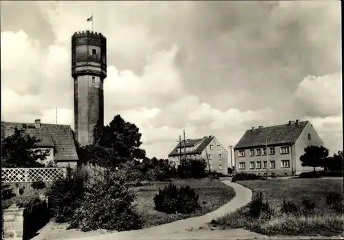 Ak Grevesmühlen in Mecklenburg, am Wasserturm, Wohnhäuser