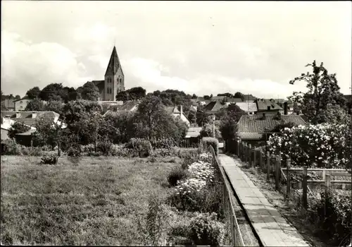 Ak Klütz in Mecklenburg, Ortspartie