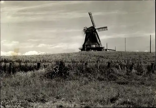 Ak Klütz in Mecklenburg, Windmühle