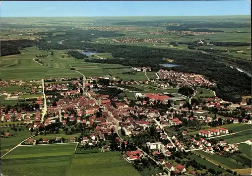 Ak Dietenheim an der Iller Baden Württemberg, Fliegeraufnahme