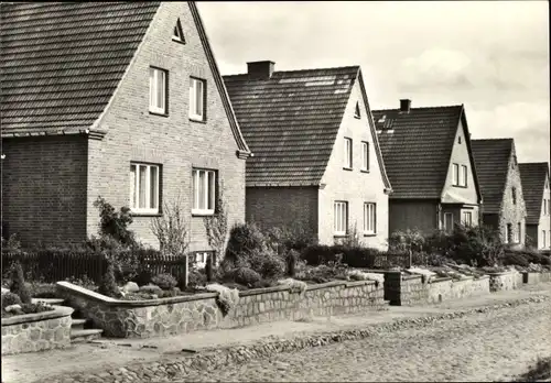 Ak Goldberg in Mecklenburg, Müllerweg, Einfamilienhäuser