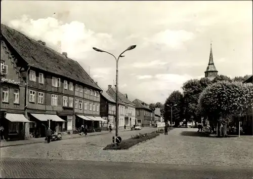 Ak Boizenburg an der Elbe, Platz des Friedens