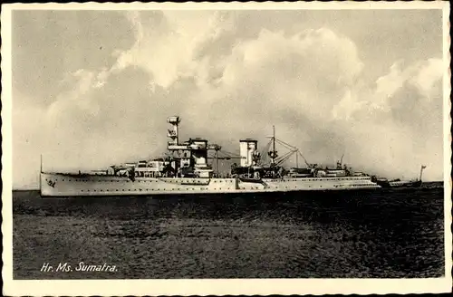 Ak Hr. Ms. Sumatra, Niederländisches Kriegsschiff