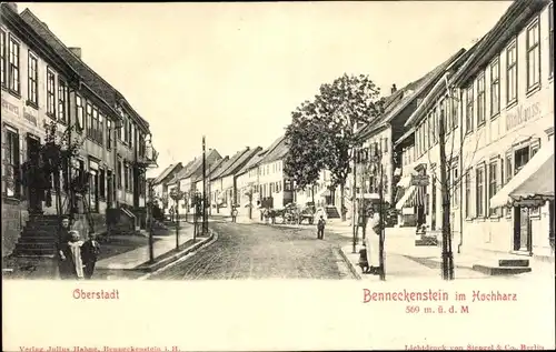 Ak Benneckenstein Oberharz, Oberstadt