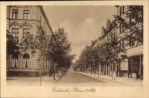 Ak Eschweiler Nordrhein Westfalen, Rosen-Allee