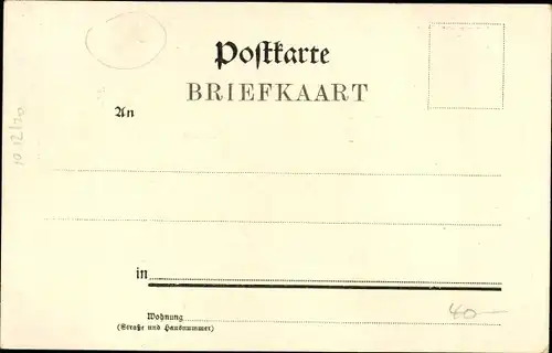 Ak Stollwerck'sche Chocolade, Con Mano Sinistra, 10/III Musik und Gemüt, Fräulein Uebermut