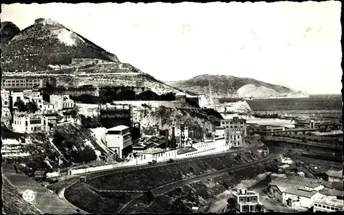 Ak Oran Algerien, La Montagne de Santa Cruz et les Quais