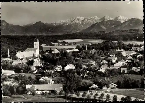 Ak Ebersberg in Oberbayern, Panorama