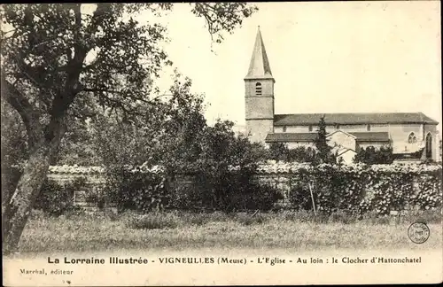 Ak Vigneulles lès Hattonchâtel Lothringen Meuse, L'Eglise