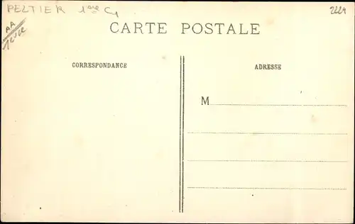Ak Vassincourt Meuse, Passages des obus a travers les maisons, Kriegszerstörung 1. WK