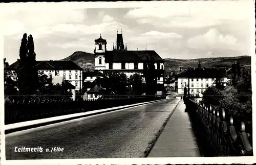 Foto Ak Litoměřice Leitmeritz Region Aussig, Teilansicht