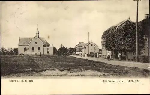 Ak Bussum Nordholland Niederlande, Luthersche Kerk