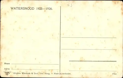 Ak Roermond Limburg Niederlande, Bezoek van de Koninklijke familie, Watersnood 1925-1926