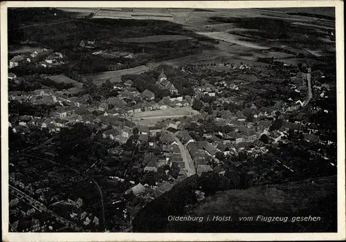 Ak Oldenburg in Holstein, Fliegeraufnahme