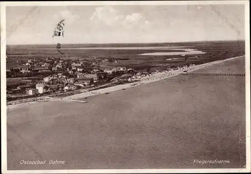 Ak Ostseebad Dahme in Holstein, Fliegeraufnahme