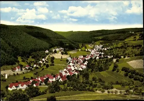 Ak Krausenbach Dammbach im Spessart, Gesamtansicht