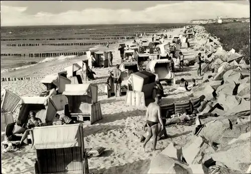 Ak Ostseebad Wustrow Fischland, Strandleben