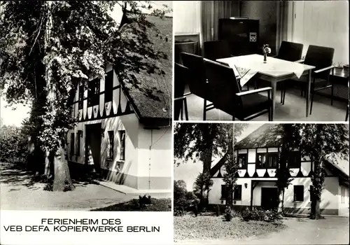 Ak Klütz in Mecklenburg, Ferienheim des VEB DEFA Kopierwerke Berlin