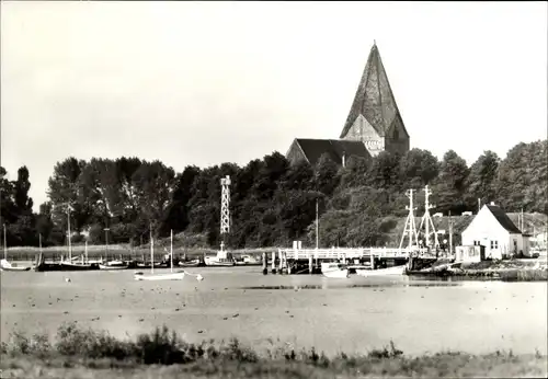 Ak Kirchdorf Insel Poel Mecklenburg, Blick zur Kirche