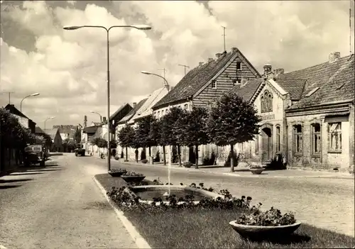 Ak Brüel Mecklenburg, August Bebel Straße