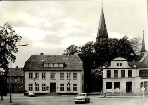 Ak Warin in Mecklenburg, Rathaus