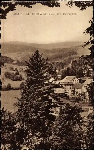 Ak Le Hohwald Elsass Bas Rhin, Une Echappée, Teilansicht