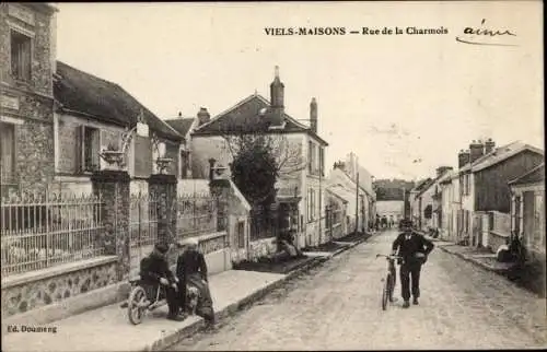 Ak Viels Maisons Aisne, Rue de la Charmois