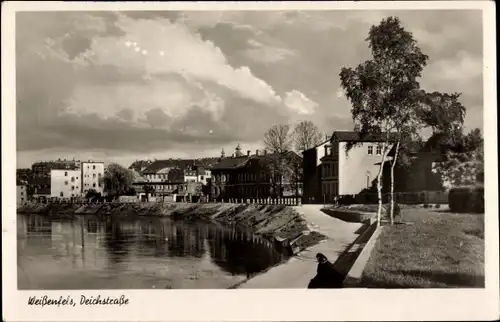 Ak Weißenfels an der Saale, Deichstraße