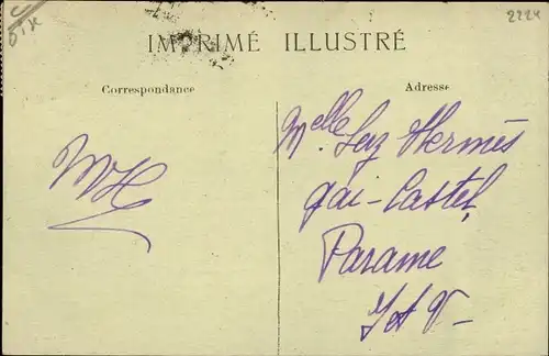 Ak Breteuil Oise, L'Ecole des Filles