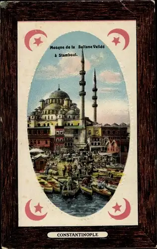 Passepartout Ak Konstantinopel Istanbul Türkei, Mosque de la Sultane Validé