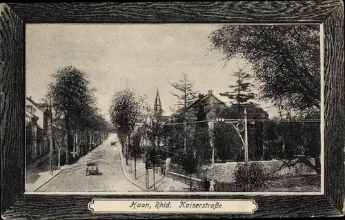 Passepartout Ak Haan im Rheinland, Kaiserstraße