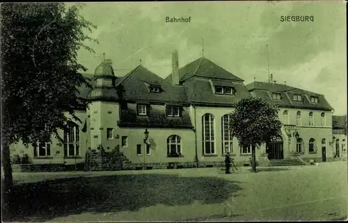 Ak Siegburg an der Sieg, Bahnhof