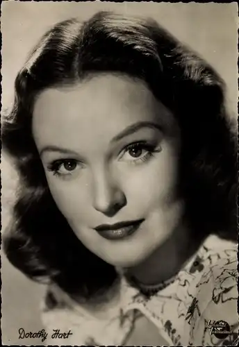 Ak Schauspielerin Dorothy Hart, Portrait