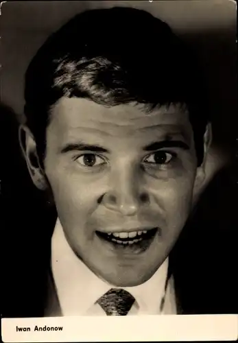 Ak Schauspieler Iwan Andonow, Portrait