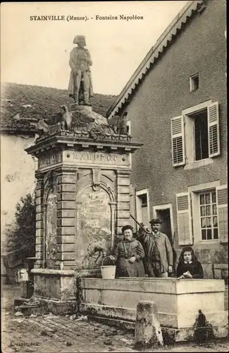 Ak Stainville Lothringen Meuse, Fontaine Napoleon