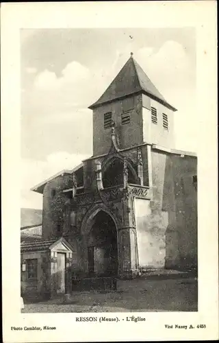 Ak Resson Meuse, L'Eglise