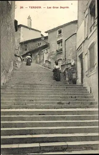 Ak Verdun Meuse, Les Gros Degres