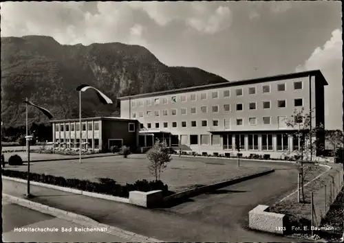 Ak Bad Reichenhall in Oberbayern, Hotelfachschule