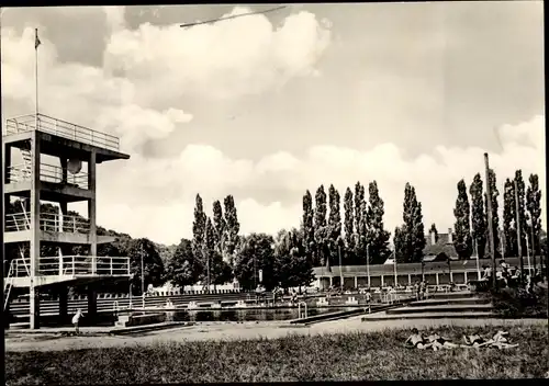 Ak Pirna an der Elbe, Geibeltbad