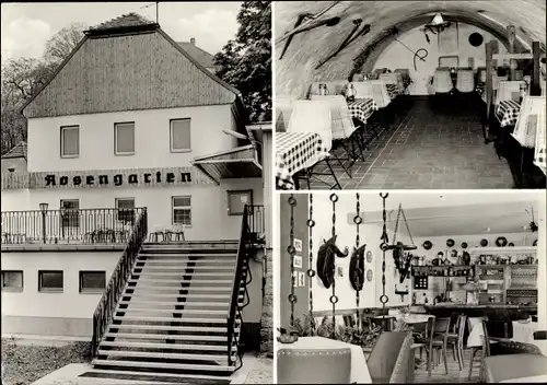 Ak Diesbar Seußlitz Nünchritz an der Elbe, Weinkeller Restaurant HOG Rosengarten