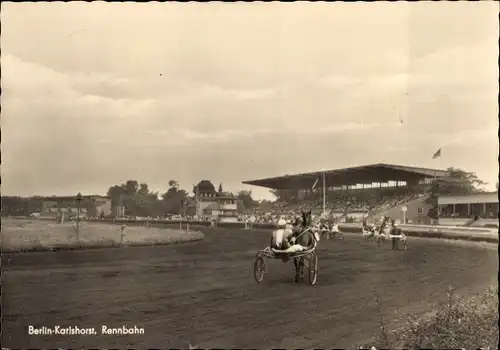 Ak Berlin Karlshorst, Rennbahn