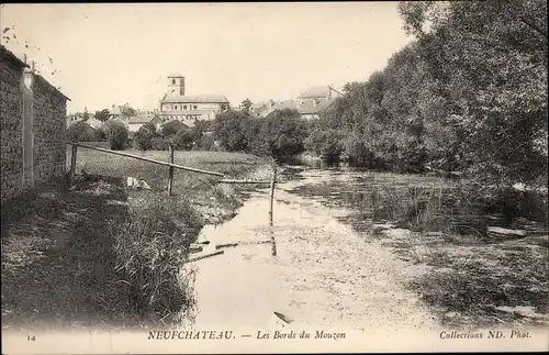 Ak Neufchâteau Lothringen Vosges, Les Bords du Mouzon