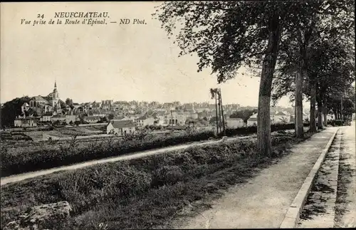 Ak Neufchâteau Lothringen Vosges, Route d'Epinal