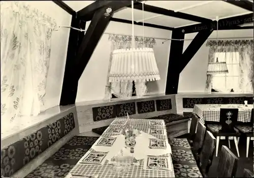 Ak Banzkow in Mecklenburg, Gaststätte Lewitzmühle, II. Etage