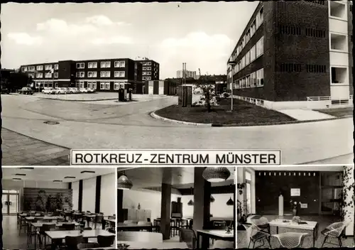 Ak Münster in Westfalen, Rotkreuz Zentrum, Innenansichten, Sperlichstraße, Dunantstraße