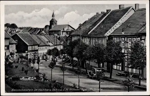 Ak Benneckenstein Oberharz, Wilhelm Gustloff Straße